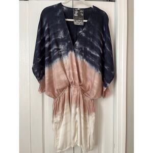 YOUNG FABULOUS & BROKE Viv Dress/Coverup Tie Dye Sz M